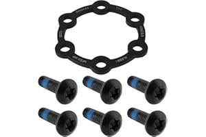 eMagTech Espaciador de Disco de Freno de Buje con Tornillos de Aleaci¨®n de Aluminio Adecuado para La Mayor¨ªa de Bicicletas de Monta?a