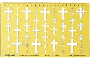 Traceease Multiple Unique Cross Pattern Jewelry Templates Drafting Tools Jewellery Designing Stencils