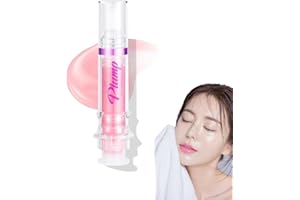 CASSONRM Tudkun Lip Plumper, Tudkun Lip Plumping Gloss, Pretty & Plump Lip Plumping Gloss Bundle, Beauty Treats Lip Plumping Oil, Long Lasting, Moisturizing, Plumping High Shine (01#)