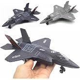 Lrs Store Metal Model Ucak F-35 Sesli Işıklı &Ccedil;ek Bırak Y&uuml;ksek Kalite Savaş U&ccedil;ağı Oyuncak