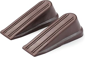 HASWARE Stopy Drzwi Ciężkie Wytrzymały Gumowy Klin Drzwi, Non-Slip Stopper Drzwi, Idealny dla domów, biur i sklepów pracy, Pack of 2