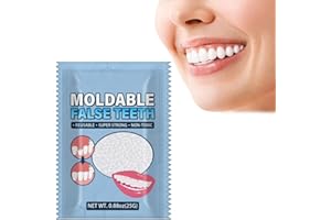 JAWUZ Kit de plombage Dentaire temporaire, Fausse dent provisoire, pour Fixation, Obturation d'une dent manquante ou cassée, 25 g