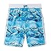 Bluezoo Kids Boy's Blue Shark Swim Shorts Age 11-12