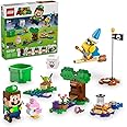 LEGO Super Mario Adventures with Interactive LEGO Luigi Toy, Nintendo Gift for 6 Plus Year Old Boys, Girls and Gamers, Garden Playset for Kids, with Pink Baby Yoshi Figure, 71440
