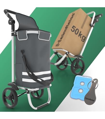 Chariot De Courses - I-Max - Sahara - 6 Roues - Monte Escaliers - Bleu