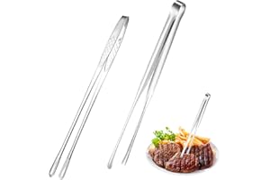 posionks 2 Pièces Pinces à Barbecue pour La Cuisson pinces à salade pour cuisiner Griller Cuisson 30,5cm & 28 cm