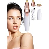Rechargeable Hair Removal Eyebrow Mustache Unisex Facial Care Shaving Tool Hair Removal Tool, White
