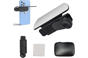 NEERIX Spiegel Reflexions Clip Set, Telefonkamera-Spiegelreflexionsclip, Spiegel für Handy Kamera, Handy Gadgets, Verstellbarer Telefon-Kamera-Reflexionsspiegel, für Smartphone-Spiegelreflexionen