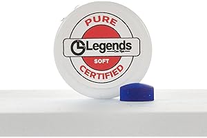 LEGENDS CUE SPORTS Legends Rory McLeod Snooker Cue Tips (10mm)- Certified Pig & Alcohol Free Pool Cue Tips Crafted with Blue Cue Chalk Powder for Optimum Ball Control- Snooker Cue Tip Endorsed by Legends