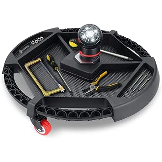 Carrello Lettino Meccanico MGidea - Portata 120kg, 6 Ruote Girevoli, Per Garage E Officina - Foto 7