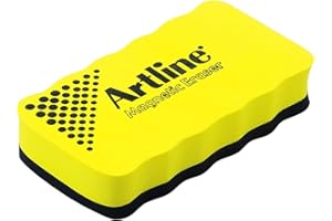 Artline Tampon effaceur pour tableau magnétique blanc Jaune (Import Royaume Uni)