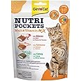 GimCat Nutri Pockets Mix - Crunchy snack for cats with creamy filling and functional ingredients - 1 bag (1 x 150 g)