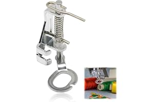 SANTUO Large Metal Free Motion Darning Sewing Machine Presser Foot, Fits Low Shank Singer, Brother, Janome, Babylock, Juki, Kenmore & More, Open Toe Quilting Foot for Sewing & Embroidery