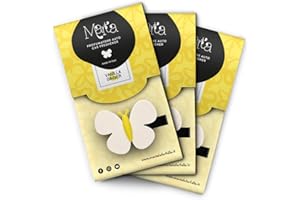 VANILLA&GINGER - Marta La Farfalla Tris Deodorante Auto: Profumo Vaniglia Nera e Zenzero Profumatore Diffusore per Macchina - Set 3 Pezzi