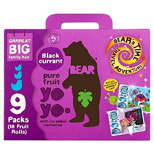 Preisvergleich Produktbild Bear Fruit Yoyos Blackcurrant Family Pack 9 x 20g