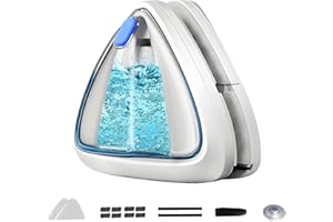 ShiWuYou Limpia Cristales Magnético, Limpiador de Ventana Magnético con Limpiaparabrisas con Doble Lateral para Ventanas de 3-8mm, Limpiacristales Magnetico,Magnético Ventana Limpiador