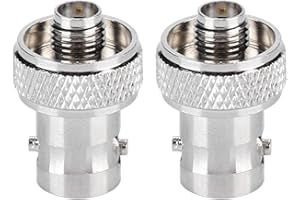 PUSOKEI Adapter żeński BNC, 2 szt.SMA żeński na żeński konwerter BNC, 2 szt