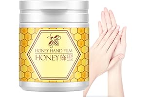 LOMEYA Hydrating Honey Milk Hand Mask for Dry, Aging, Cracked Hands - 170g. Nourishing Wax Hand Peeling Mask for Exfoliation & Moisturizing. Transform Your Hands with this Hand Solution