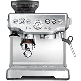 Sage BES875 The Barista Express&trade; Espresso Makinesi | Konik Değirmen 16 Ayar, Filtre Tutucu 54 mm Doz 18 g, Su 93 &deg;C; &Ouml;n İnf&uuml;z
