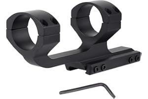 FOCUHUNTER Anelli di Montaggio per cannocchiale tattico con Perno di Arresto Supporti sfalsati a Profilo Sottile da 30 mm / 25,4 mm per Guida Picatinny