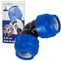 Valvola A Sfera PVC 40mm 2 Pezzi - Valvola Per Acqua Giardino E Impianti Idraulici - Foto 3