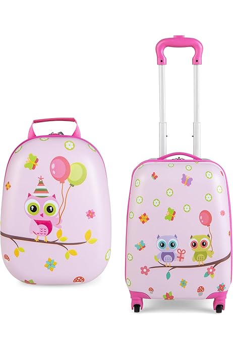 Maletas De Cabina Maleta Infantil Con Mochila GOPLUS 16