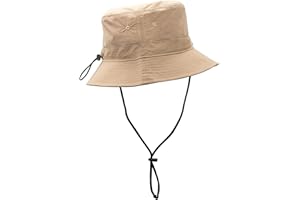 YAMEIZE Fashion Bucket Hat Packable - Fishing Hat Adjustable Summer Bucket Hats with String for Women Men UV Protection…