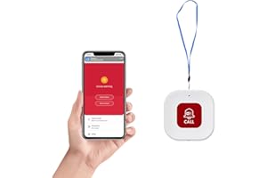 OOCOME Wifi Elderly Panic Call Button Alarm, Home Emergency Pager Alert System for Seniors/Patient/Handicapped/Kids, Smart SOS Wireless Caregiver Life Alert, APP Monitoring, No Monthly Fee