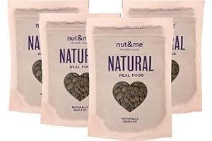 Graines de courge décortiquées 1,2 kg nut&me | Graines de citrouille | Keto | Naturelles et non salées | Low carb | Sans gluten | Pack 4 x 300 gr