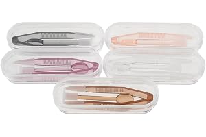 HEATSHAKING 5 Uppsättningar Bärbar Kontaktlins Applicator med Silikontippar och Sugkopp Hygienisk Remover och Inserter för Mjuka Linser Ergonomisk Design för Långnaglar Praktisk Resestorlek