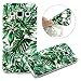 Produktbild Galaxy A5 Hülle,Galaxy A5 2015 Silikon Hülle,Surakey TPU Schutzhülle für Samsung Galaxy A5 2015 Transparent Weiche Silikon Handy Hülle [Crystal Klar] Schutzhülle TPU Cover Schale mit Retro Blumen Malerei Muster Tasche Case Etui mit Ultra Slim Rundum-schutz Kratzfeste TPU Silikon Bumper Rückseite Schutz Etui Protective Case Cover (Grüne Blätter)