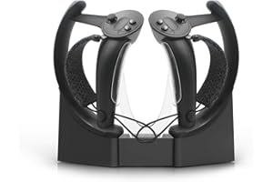 M AMVR AMVR Station De Stockage Et De Charge pour Manettes Tactiles, Support Mural pour Casque De Réalité Virtuelle, Deux Fonctions : Maintien De L'index De Valve Et Contrôleur De Charge De Type C.