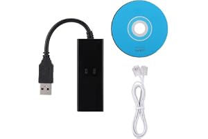 Exliy Datamodem, USB 2.0 V.92 faxmodem, 56K externt modem stöder nummerpresentation, lämplig för 98 SE, för mig, för 2000