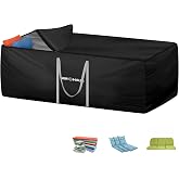 SIMPHAUS XXL Large Storage Bag Fabric Storage Bag with Zip and Handles, Christmas Tree Storage, Waterproof Outdoor Sofa Garde