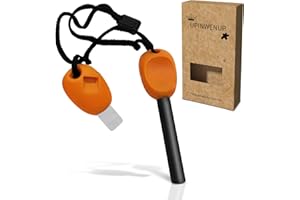 UPINWENUP 1 Pcs Fire Starter Kit Flint and Steel Survival Fire Steel Outdoor Emergency Survival Tool for Travelling Camping Hiking