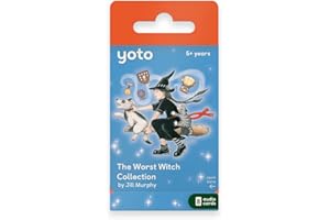 Yoto The Worst Witch Collection by Jill Murphy – 8 Kids Audio Cards for Use with Player & Mini All-in-1 Audio Device, Screen-Free Listening with Fun Playtime, Bedtime & Travel Stories, Ages 7+
