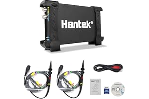 LABLOOT 6022BE USB Digital Storage Virtuelles Oszilloskop mit 20 MHz Bandbreite, tragbares 2-Kanal-Osziloskop