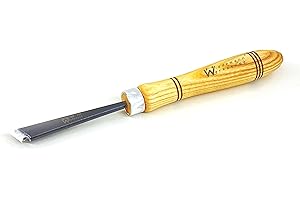 H WIEDEMANN WERKZEUGE Wiedemann HSS Ringelbäumchenmeissel mit Heft (Griff) für Drechsler drechseln, Woodturner Woodturning
