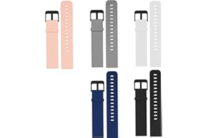 ONETUO Giaogor Armband Kompatibel Für findtime Smartwatch, Sport Silikon Classic Ersatz Uhrenarmband Für findtime 1.7 zoll Smartwatch (5 Pack)