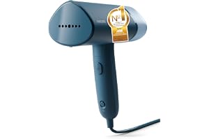 Philips Compact Handheld Steamer 3000 Series - 1000W - 20g/min Continuous Steam - 2M Cord Length - 100ML - Compact & Foldable - Blue - STH3000/26