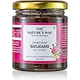 The Natures Way | Gulkand | Made With Indian Damask Rose Petals Raw Honey and Mishri | Sun-Cooked Rose Petal Preserve (250g)
