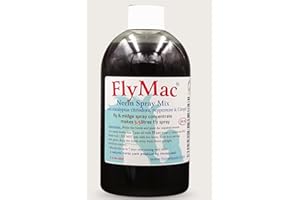 HORSELEADS FlyMac, Plant Based Horse Fly Spray Concentrate dilute to Make 5.5 litres