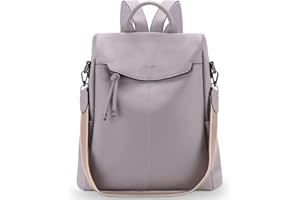 VX VONXURY Anti-Theft Backpack for Women Fashion PU Leather Backpack Purse With Detachable Shoulder Strap Vintage Handbag
