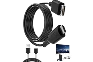 BUZUYIWAR PS1/PS2 zu HDMI Adapter, 100cm/39.3in PS2 zu HDMI Konverter Adapterkabel 720P/1080P HD Link Kabel Video Audio für PS1/PS2 Spielkonsole zu TV Konsole Videokonverterkabel, Plug and Play