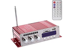 WINGONEER 12V Hi-Fi stereo Bluetooth amplificatore audio digitale USB SD DVD FM Audio Radio stereo