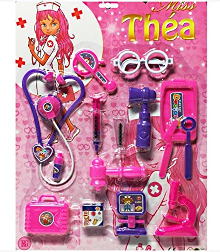 Preisvergleich Produktbild SET 15 PCS SCHWESTER spritze stethoskop MIKROSKOP TOY