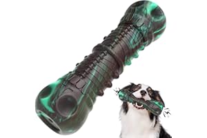 HETOO Juguetes para perros, indestructible, resistente, chirriante, juguete masticable, duradero, cepillo de dientes para perros pequeños