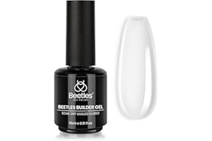 Beetles Gel Polish Beetles Builder Gel 8 in 1 Nail Builder Strengthener Gel Clear Color Hard Gel Builder Extension Nail Gel for Holiday Nail Art Design for Girls