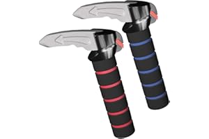 TONINT TOEVE 3 in 1 Car Door Handle for Elderly Car Handle Assist Support Handle Multifunction Car Door,Latch for Seniors and Handicap (1 Blue + 1 Red)