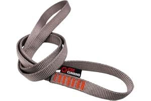 GM CLIMBING 16mm Nylon Sling Runner 22kN / 4950lb CE UIAA Certified Climbing Rescue Hanging Rigging Anchor Systems Outdoor Multiple Purposes